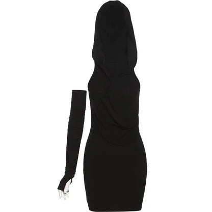 booty Y2K hooded dress